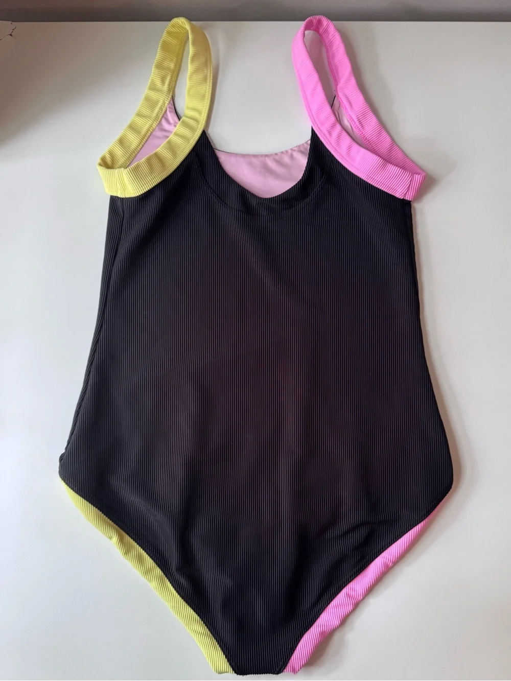 Beach Riot Black Ribbed One Piece - Picture 3 of 5